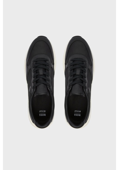 Boss Logolu Sneaker Ayakkabı Erkek Ayakkabı 50568757 001 Siyah