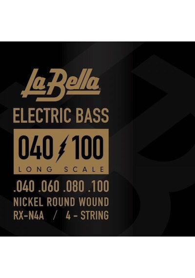 La Bella Rx-n4a Rx Serisi Bas Gitar Teli Profesyonel - 4 Telli 40-100 Nikel Kaplama, İnce Light Tansiyon, Hızlı Tepki Ve Rahat Parmak Hissi Ölçüler: .040, .060, .080, .100 La Bella Rx-n4a Rx Serisi Bas Gitar Teli Profesyonel - 4 Telli 40-100 Nikel Kaplama, İnce Light Tansiyon, Hızlı Tepki Ve Rahat Parmak Hissi Ölçüler: .040, .060, .080, .100