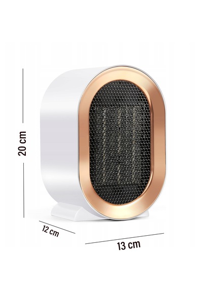1200w Mini Elektrikli Isıtıcı Fan 2 Kademeli Masaüstü Üflemeli Fanlı Isıtıcı Güvenli Emniyet Sistemi