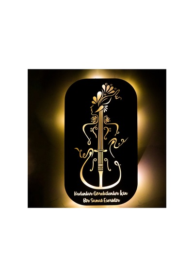 Led Işıklı Kişiselleştirilebilir Müzik Temalı Tablo Kadın Figürlü Dekoratif Gece Lambası Sarı - 737257423 Sarı Led Işıklı Kişiselleştirilebilir Müzik Temalı Tablo Kadın Figürlü Dekoratif Gece Lambası Sarı - 737257423 Sarı