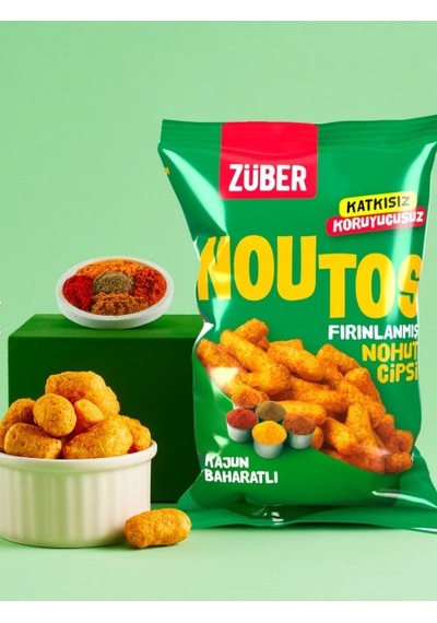 Fırın Nohut Cipsi 55 Gr Kajun Baharatlı