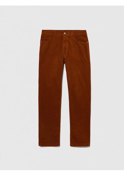 5 Cepli Regular Fit Kadife Pantolon Erkek Kahverengi T-shirt - 323a432xse01q Kahverengi