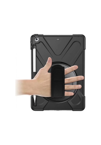 Muratech Newface iPad Uyumlu  10.2 7.nesil Kılıf Amazing Tablet Kapak - Siyah