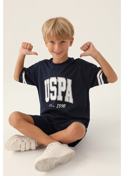 U.s. Polo Assn Lisanslı Sim Lacivert Erkek Çocuk Bermuda Takım 5274-43105 Lacivert