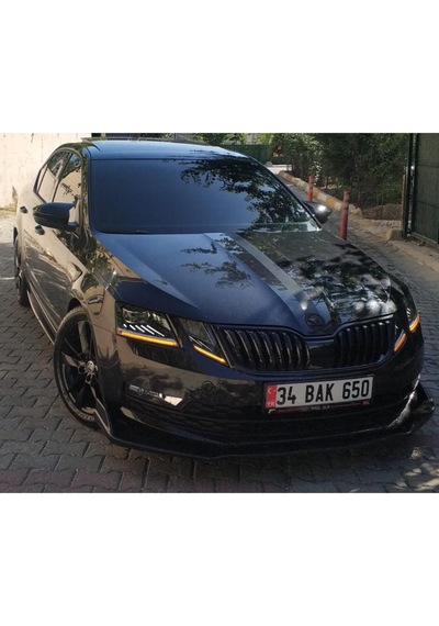 Sts Oto Aksesuar Skoda Superb Mk3 2015-2021 Batman Yarasa Ayna Kapağı Piano Black Abs Plastik (01)