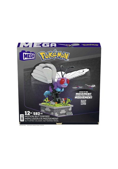 Hkt22 Mega Pokémon Motion Butterfree 582 Parça +12 Yaş
