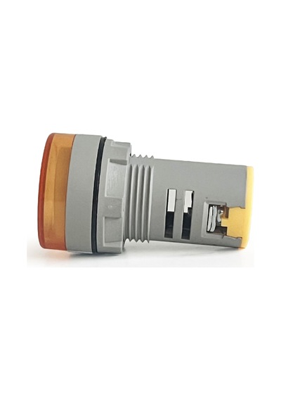 Mini Dijital Voltmetre 22mm Ac 60-500v Led Sarı Işık