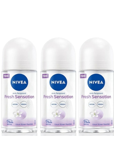Nıvea Kadın Roll-on Deodorant Fresh Sensation 3 X 50 Ml