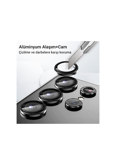 Galaxy A34 5g Valdez Metal Kamera Lens - Siyah