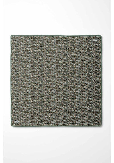 Levidor Mini Yazı Detayi Twill İpek Eşarp-0926 Acı Kahve