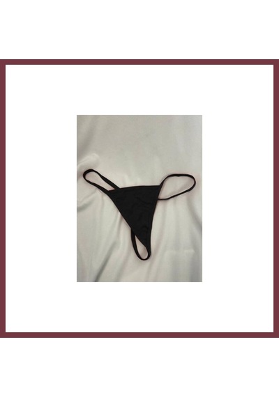 Storeşahin Kadın Siyah Tanga Külot String Shn0720