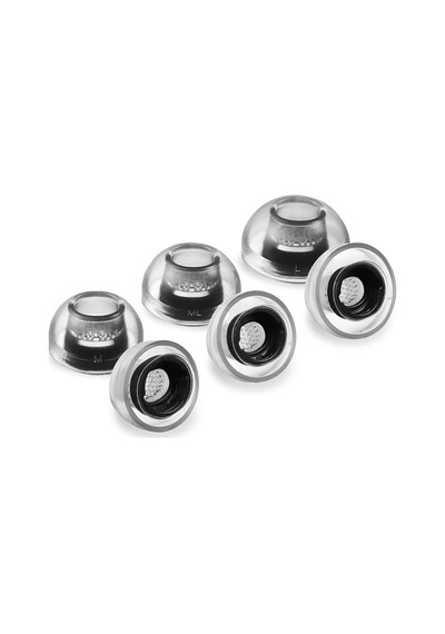 Crystal For Galaxy Uyumlu Buds 3 Pro Smoky Black M/ml/l 3 Çift