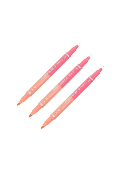My Color 2 Duo Çift Uçlu Somon 0.3/0.7 21076361 3'lü