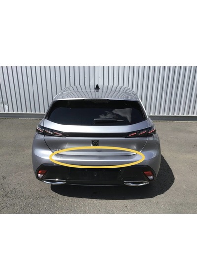 Peugeot 308 Hb Krom Arka Tampon Üstü Koruma 2022 Ve Üzeri Paslanmaz Çelik