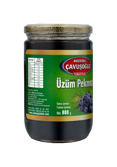Bozkırlı ÇavuşoğluÜzüm Pekmezi Cam Kavanoz 800 G