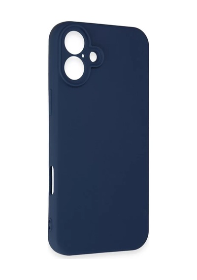 Newface Apple İphone 16 Kılıf First Silikon - Lacivert