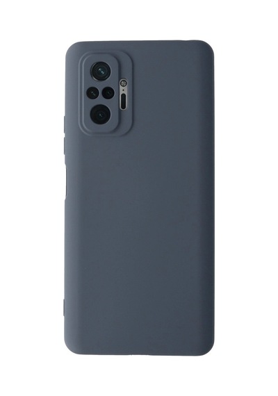 Redmi Note 10 Pro Kılıf Nano İçi Kadife Silikon - Gri İtdark30622