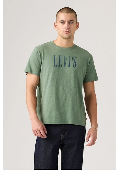 Levi's Erkek Relaxed Yeşil Bisiklet Yaka T-shirt - A2082-0292 Yeşil