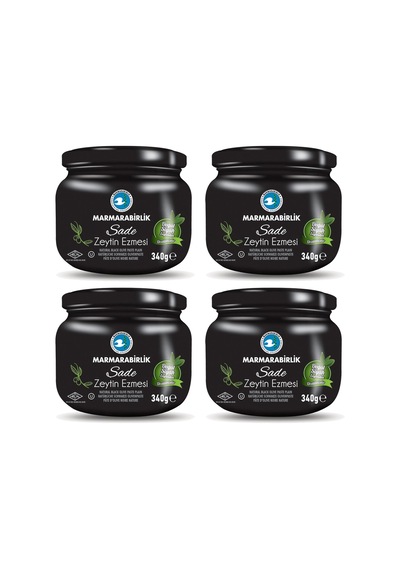 Marmarabirlik Zeytin Ezmesi 340 Gr Sade X 4 Adet