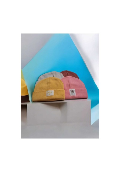 Natural Çocuk Katlamalı Bere Pembe - 660100214 Pembe