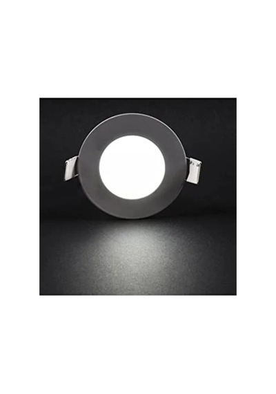 3 W Led Aydınlatma Panel Spot Armatür, Enerji Tasarruflu Çözüm Açık Lacivert
