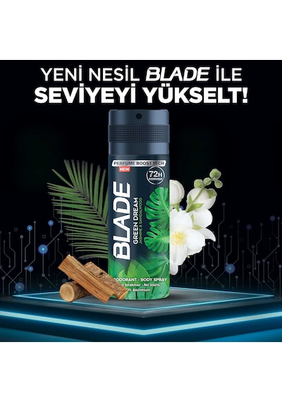 Blade Green Dream Deodorant 6 x 150 ML