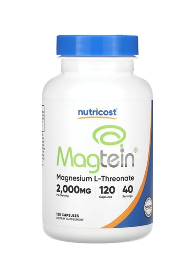 Nutricost Magtein Magnesium L-threonate 2000mg 120 Capsul.us...