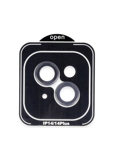 Joko Apple iPhone Uyumlu  14 Pvd Metal Kamera Lens - Siyah