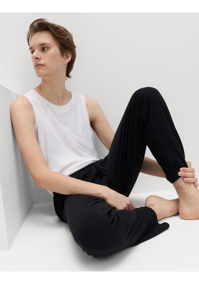 Marks & Spencer Saf Pamuklu 2'li Pijama Altı Seti T07000500 Gri