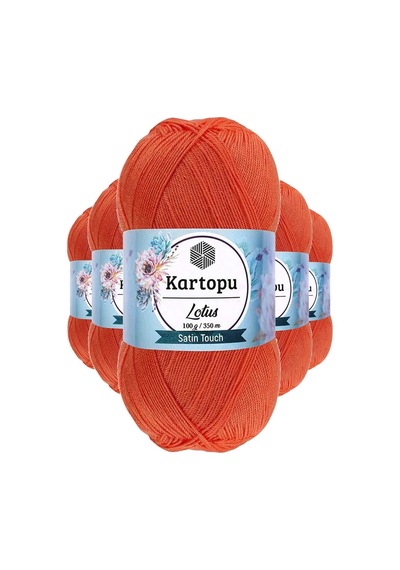5 Adet Lotus Bikini Büstiyer Bluz Örgü İpi K211 Yavruağzı