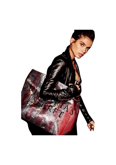 Victoria's Secret Vs İkonik Desen Pembe Gümüş Pullu Payet İşlemeli Carryall Tote Pembe Victoria's Secret Vs İkonik Desen Pembe Gümüş Pullu Payet İşlemeli Carryall Tote Pembe