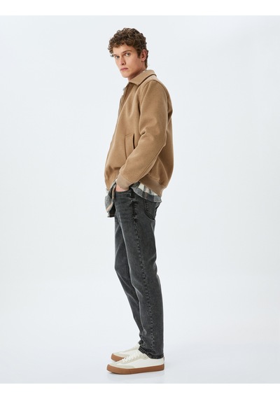 Koton Slim Fit Kot Pantolon - Brad Jean Siyah 5wam40100ıd Siyah