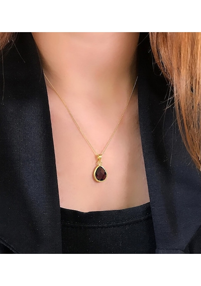 Stela Ametist Damla Kolye (Mor) 553511605