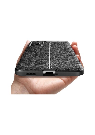 Samsung Uyumlu Galaxy S21 Fe Kılıf Deri Tarzı Niss Silikon Case