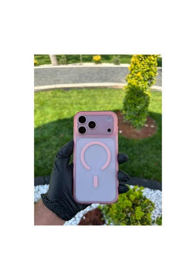 Apple iPhone Uyumlu 17/18 Promax Pembe Airbag Korumalı Kılıf Pembe - 925133642 Pembe