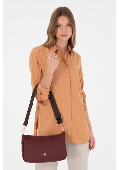 U.S. Polo Assn. Kadın Bordo Kol Çantası 50303434-VR014