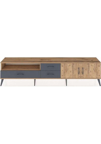 Arges Tv Ünitesi 2 Raflı 3 Çekmeceli 2 Kapaklı 220x30x51 Çam-çam/antrasit Atlas Çam/antrasıt - Atlas Çam Arges Tv Ünitesi 2 Raflı 3 Çekmeceli 2 Kapaklı 220x30x51 Çam-çam/antrasit Atlas Çam/antrasıt - Atlas Çam