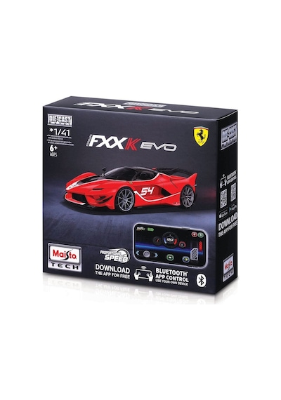 May 20051 Maisto 1:41 App Control Kumandalı Metal Araba - Ferrari Çok Renkli