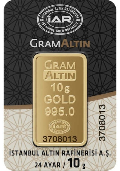 10 Gr 24 Ayar İar Gram Altın