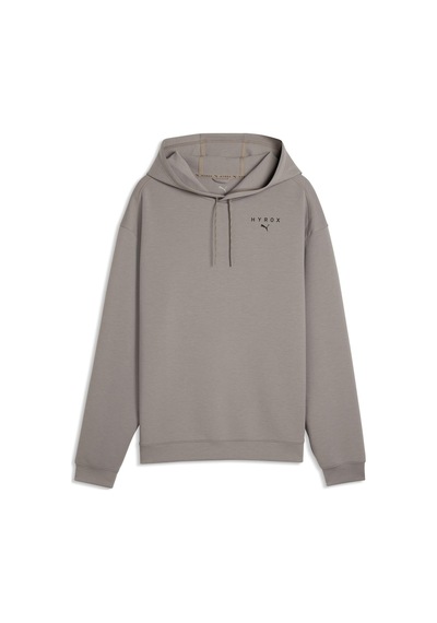 529239-81 Puma X Hyrox M Cloudspun Hoodıe Erkek Sweatshirt Bej 529239-81