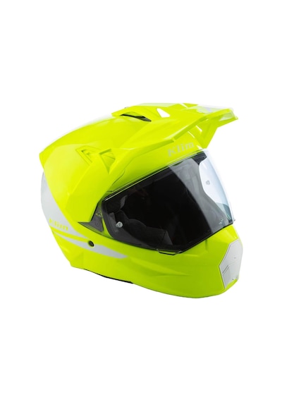 Klim X1 Alpha Carbon Korumalı ADV Motosiklet Kaskı Sarı Beyaz