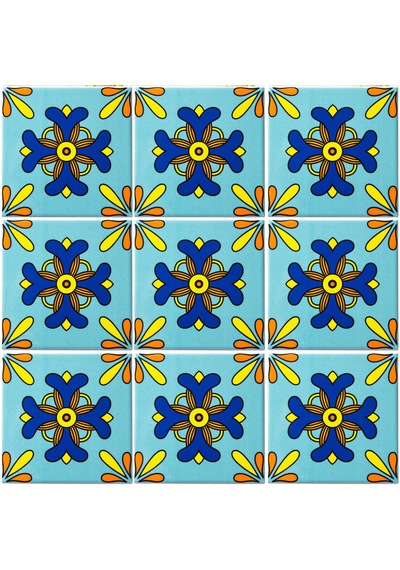 Can Seramik – 10x10 Cm. Cç-96 Kütahya Çini Karo 5'li 1 Paket
