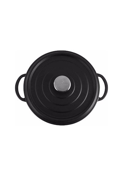 Porland Sapore Siyah Döküm Basık Tencere 28 Cm 04fst002573