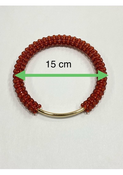 Karantuhafiye Çanta Sapı / Plastik İncili Boncuklu Çanata Sapı / 1 Adet Amber Amber