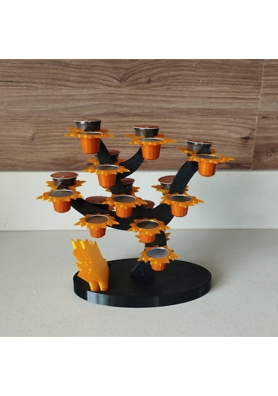 Akçaağaç Dekoratif Kahve Kapsül Standı Ve 2 Adet Bardak Altlığı-çift Taraflı Kullanım-37 Mm Ve 46 Mm Kapsül Uyumlu-mavi Sarı Akçaağaç Dekoratif Kahve Kapsül Standı Ve 2 Adet Bardak Altlığı-çift Taraflı Kullanım-37 Mm Ve 46 Mm Kapsül Uyumlu-mavi Sarı