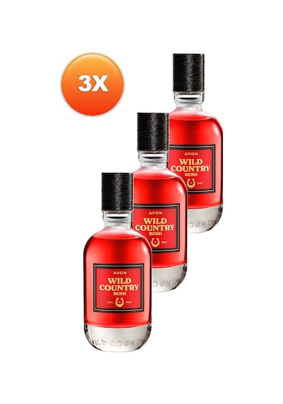 Avon Wild Country Rush Erkek Parfüm EDT 3 x 75 ML
