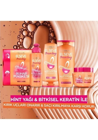 Elseve Dream Long Bye-Bye Makas Saç Bakım Kremi 200 ML