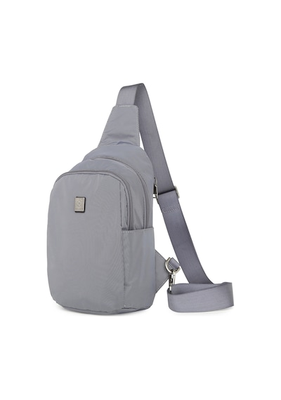 Smart Unisex Body Bag Tasarım Vücut Sırt Ve Göğüs Çantası Ayarlanabilir Askılı Gri GRİ