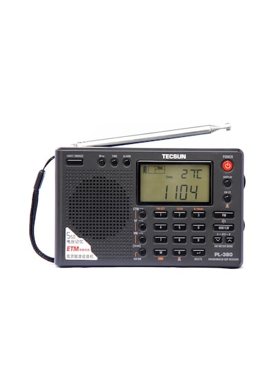 Tecsun Radio Pl-380 Dsp Fm Am Stereo World Band Receiver,small Size Radio