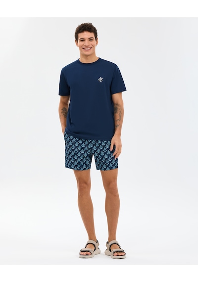 Skechers M Regular T-shirt Erkek Lacivert Tshirt S2610117-0505 Lacivert